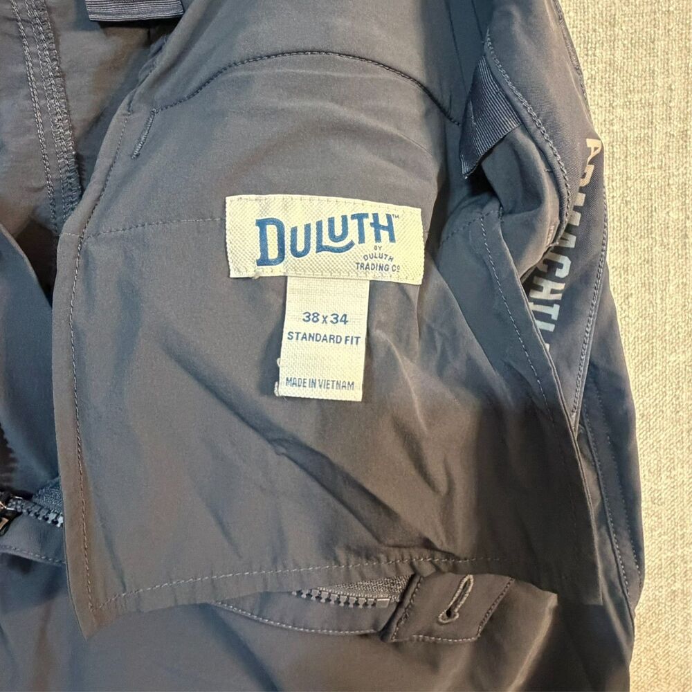 Duluth Trading Mens Armachillo Standard Fit Chino Pants Size 38X34 Hiking Travel - Picture 3 of 9